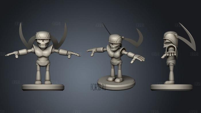 Garada K7 Chibi stl model for CNC