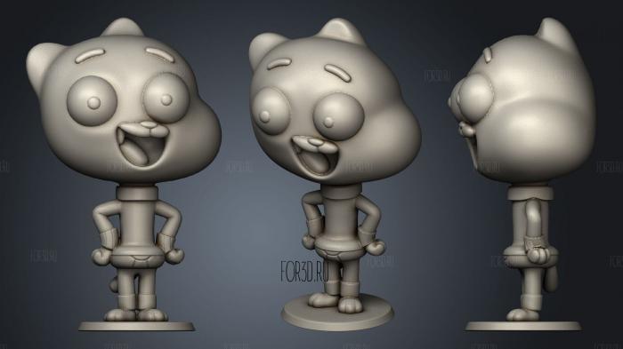 Gumball stl model for CNC