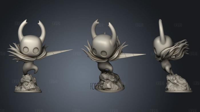 Hollow Knight stl model for CNC