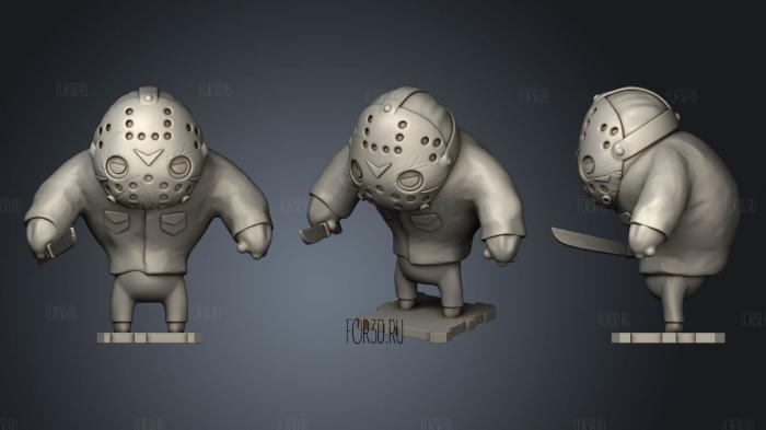 Jason Voorhees stl model for CNC
