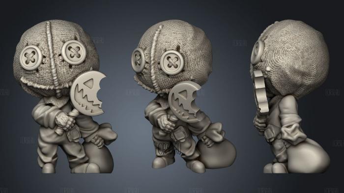 Sam Trick r Treat stl model for CNC