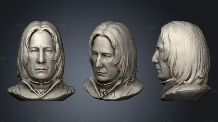 Severus Snape stl model for CNC