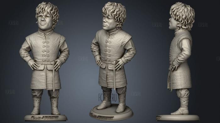 Tyrion Lannister stl model for CNC
