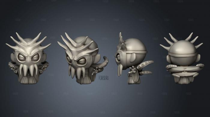 Chibi Cthulhu Chief stl model for CNC