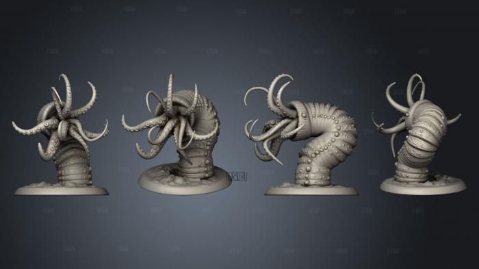 Chibi Cthulhu Chthonian stl model for CNC