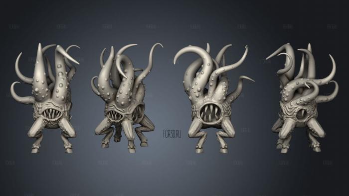 Chibi Cthulhu Dark Young stl model for CNC