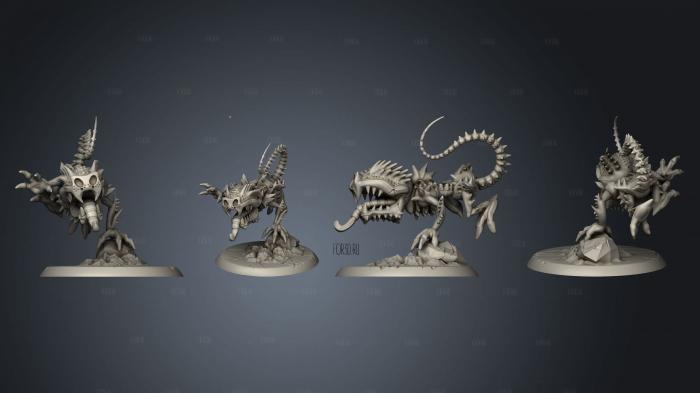 Chibi Cthulhu Hound Of Tindalos stl model for CNC