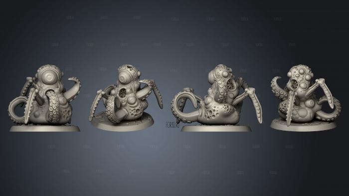 Chibi Cthulhu Shoggoth stl model for CNC