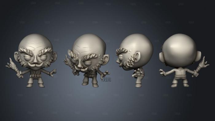 Chibi Cthulhu The Colonel stl model for CNC