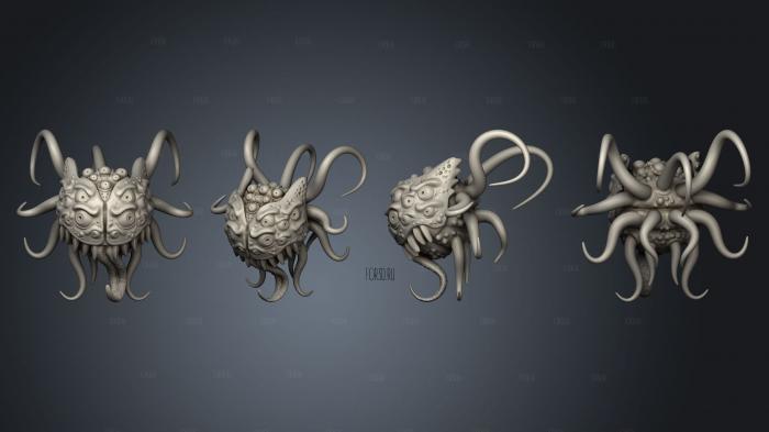 Chibi Cthulhu Yog Sothoth stl model for CNC