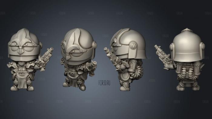 Chibi Siblings of Conflict ty 3 stl model for CNC