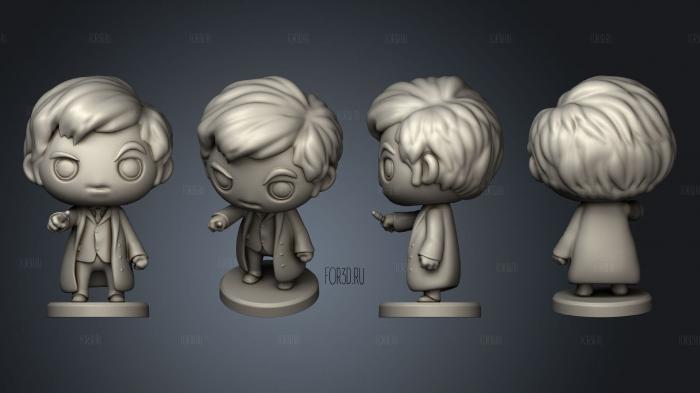 Doctor Who th 10 stl model for CNC