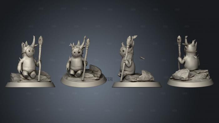 Forest Spirit Sit Complete Bef stl model for CNC