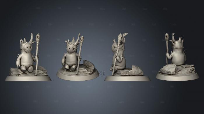 Forest Spirit Sit Complete stl model for CNC