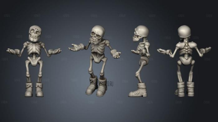 Funny Bones Shrug 3d stl модель для ЧПУ