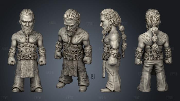 GOT Khal Drogo stl model for CNC