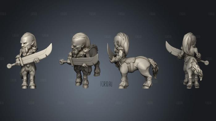 hero Centaur Male stl model for CNC