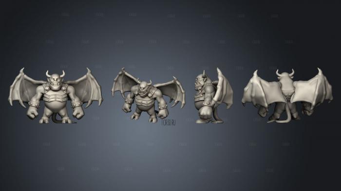 hero Demon stl model for CNC