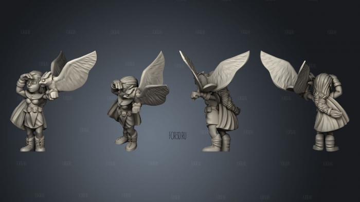 hero Elf Pathfinder stl model for CNC