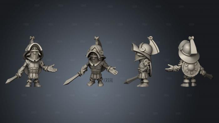 hero Gladiator stl model for CNC