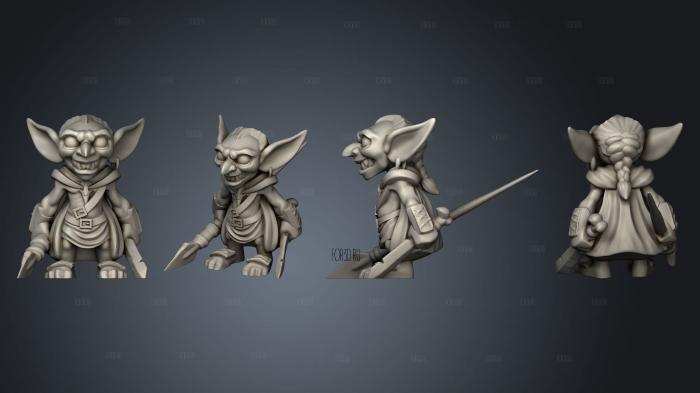 hero Goblin Looter stl model for CNC