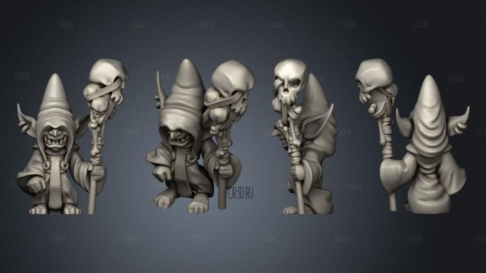 hero Goblin Soothsayer stl model for CNC