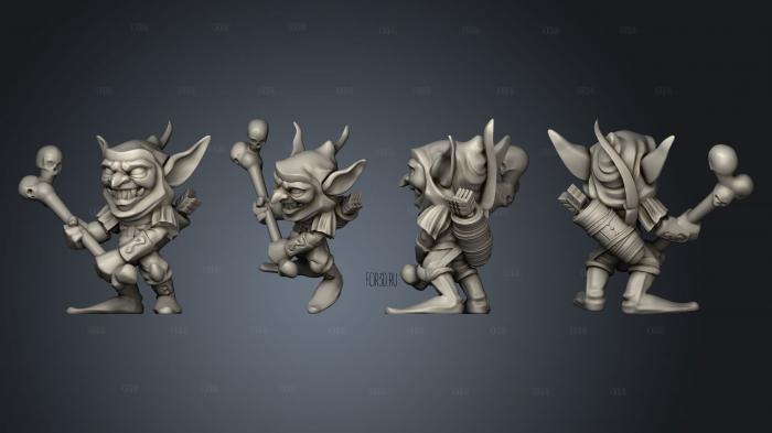 hero Goblin Strangler stl model for CNC