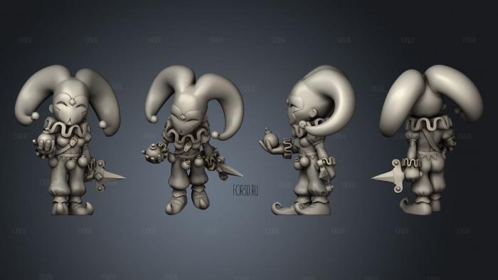 hero Jester stl model for CNC