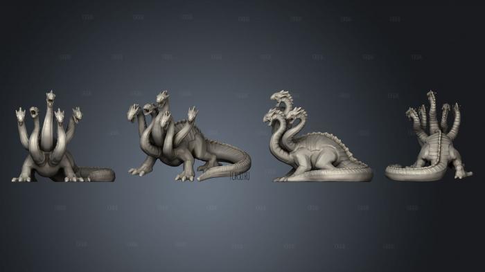 heros The Hydra stl model for CNC