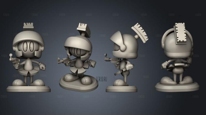 Marvin the martian 01 stl model for CNC