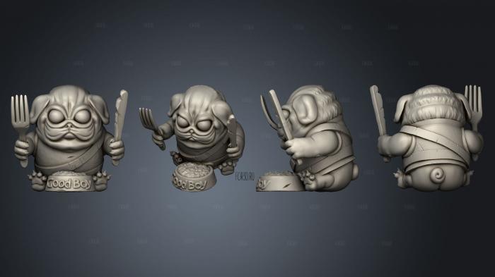 Pug Guard 1 B 3d stl модель для ЧПУ