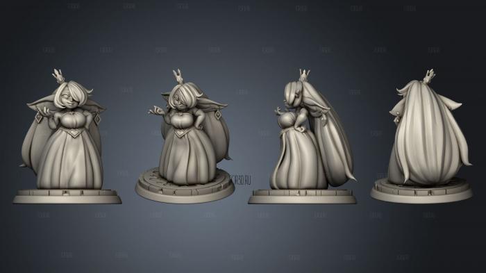 Regina Queen Goblin stl model for CNC