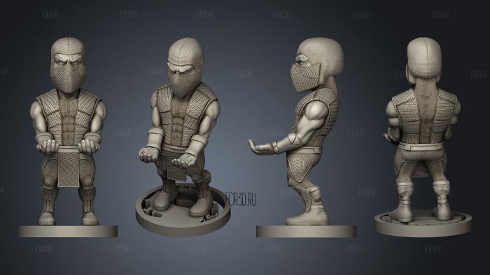 Scorpion stl model for CNC