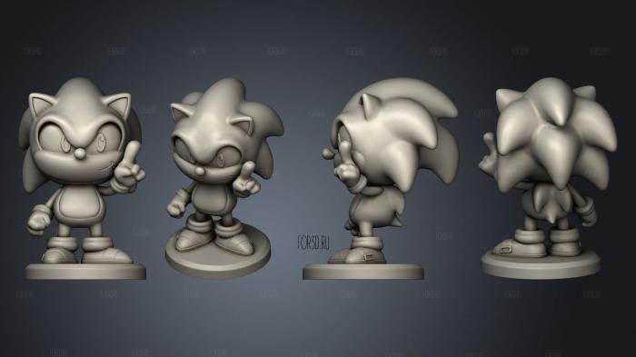 SONIC v 2 stl model for CNC