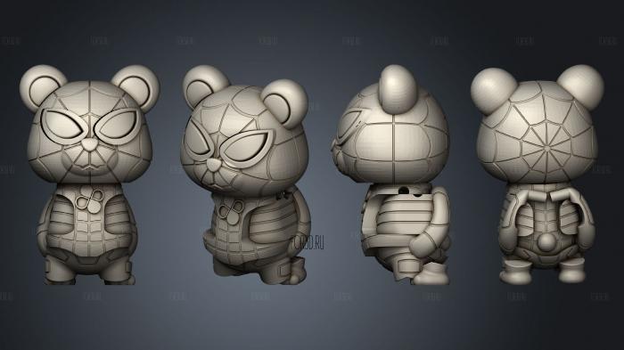 Spider Bear 3d stl модель для ЧПУ