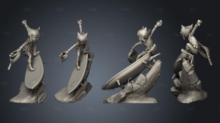 Вилли Кэт Умылась 3d stl модель для ЧПУ