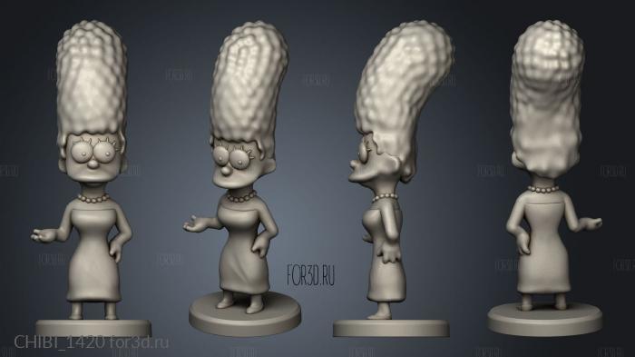 The Simpsons stl model for CNC