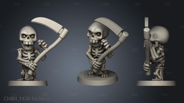 Arcadian skeleton stl model for CNC