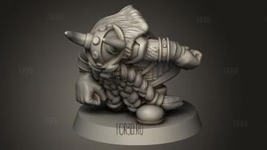 Карлик 3d stl модель для ЧПУ
