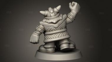 Карлик 3d stl модель для ЧПУ