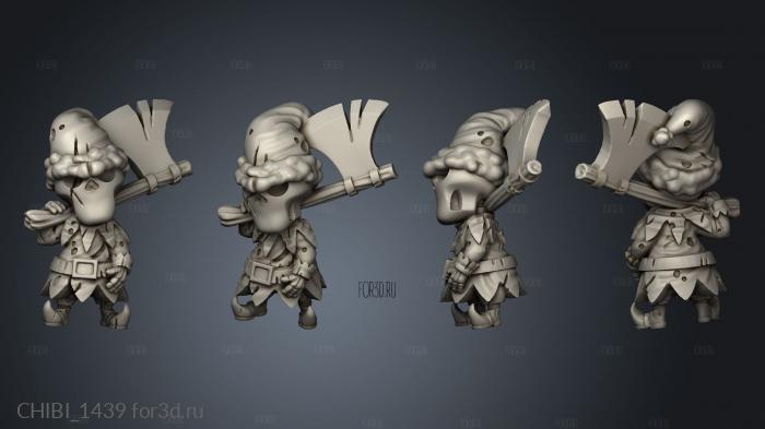 Christmas Horror Santa and Helpers elf stl model for CNC
