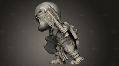 Приключение варвара 3d stl модель для ЧПУ