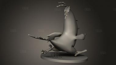 Злой Птичий Чак 3d stl модель для ЧПУ