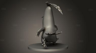 Злой Птичий Чак 3d stl модель для ЧПУ