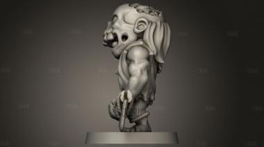 Аркадный зомби 3d stl модель для ЧПУ