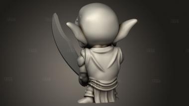 Монстры,Меч Гоблина 3d stl модель для ЧПУ