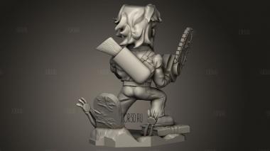 Пепельный Зловещий Мертвец Чиби 3d stl модель для ЧПУ