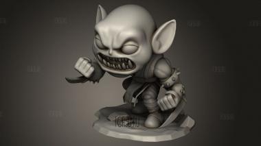 Барака Чиби Смертельная Битва 3d stl модель для ЧПУ