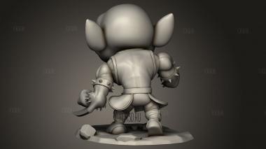 Барака Чиби Смертельная Битва 3d stl модель для ЧПУ