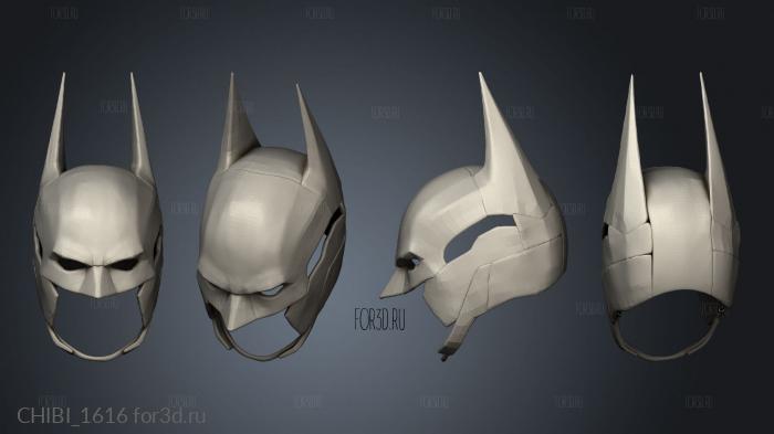 Batman Arkham Knight Helmet 3d stl модель для ЧПУ